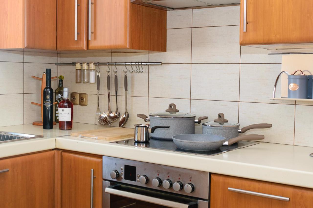 Central Penthouse In Quiet Neighborhood Near Sandy Beach La Canea Esterno foto